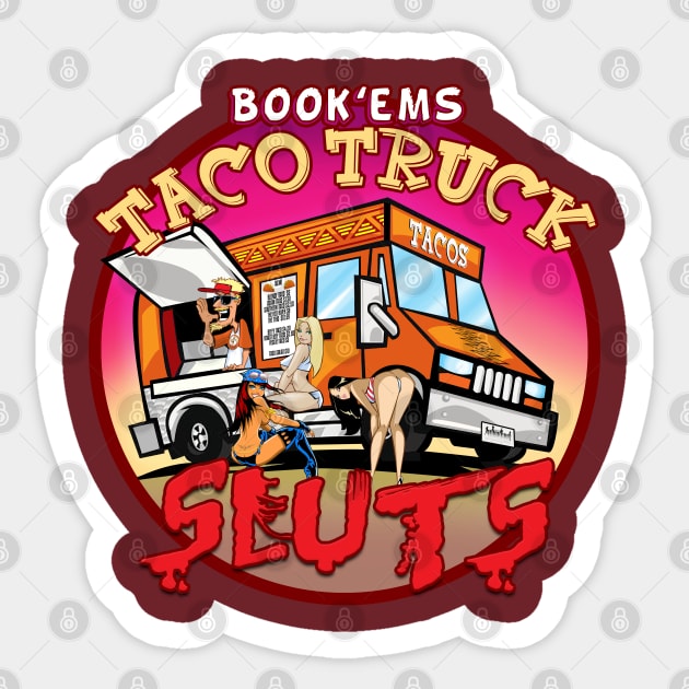 SLBBL 2019 Team Taco Truck Sluts Sticker by SundayLazyboyballers